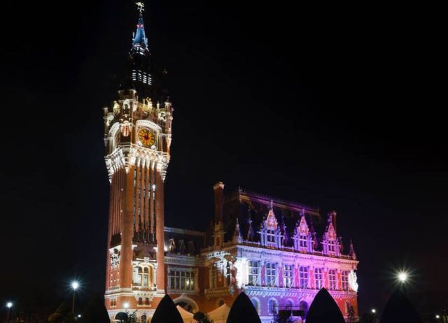 Le Beffroi et le centre-ville de Calais